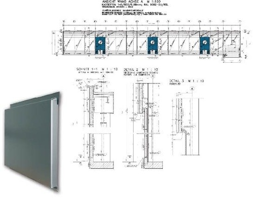 Domico-Planum-Element und diverse Anschlussdetails