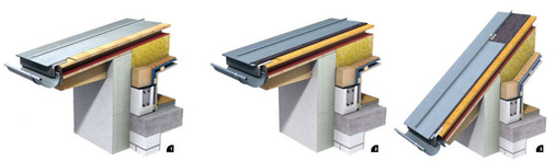 1 Konstruktionsaufbau –

Verzicht auf Trennlage<br />2 Konstruktionsaufbau

mit strukturierter Trennlage<br />3 Konstruktionsaufbau

auf Bitumendachbahn als

Trennlage