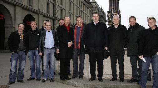 Marcel Venzin, Hermann Bade (D), Peter Ness (D), Benno Lees, Johannes Binder (D), Ulrich Leib (D), Bernard Trächsel, René Heimsch, Leonhard Knobloch (D), Claudio Cristina, Patrick Wickli