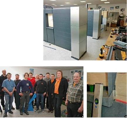 4 Blick in den gut eingerichteten Schulungsraum des Handelshauses Barth in Renningen bei Stuttgart. Neben eigens angefertigten Modell-Fassaden können die Teilnehmer auf professionelle Werkzeuge und Maschinen zurückgreifen5 Barth-Prokurist Harald Baisch (2.v.r.): In den kommenden Jahren wird sich der Sanierungsbereich Fassade für den blechverarbeitenden Betrieb enorm verändern und vergrößern. Wir werden unseren Kunden getreu nach unserem Motto „mit Barth mehr als Metall“ die richtigen Systeme und bei Bedarf weitere Schulungen anbieten6 Der perfekt gelöste Fensterbank-Anschluss beweist: Die Schulungsleiter kümmern sich um jedes Detail