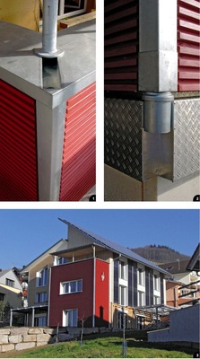 ... zur fertigen Lösung
1 Die verzinkte Stütze muss noch fixiert werden
2 Ein Übergangsstück ermöglicht den Anschluss an die Grundleitung
3 Das Ergebnis kann sich durchaus ­sehen lassen
