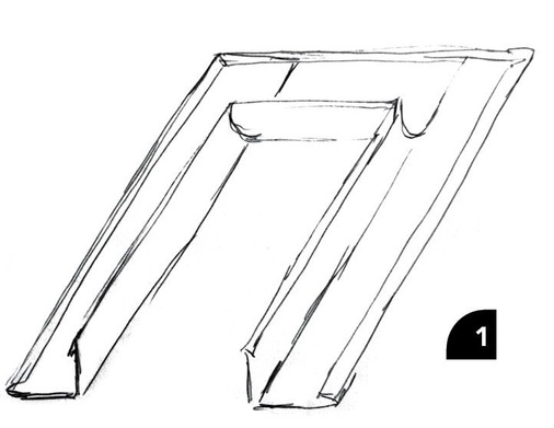 Verwahrung mit angesetzten Seitenteilen
