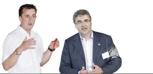 Karsten Köhler und Peter Trenkwalder in Aktion. Mehr Fotos gibt es auch auf der iib-Facebook-Seite