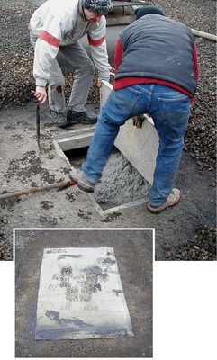 Schließen des gefüllten Daches