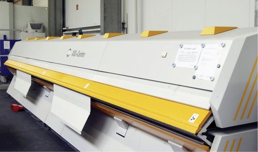 Mehrere Biegeteile ­können gleichzeitig hergestellt werden
