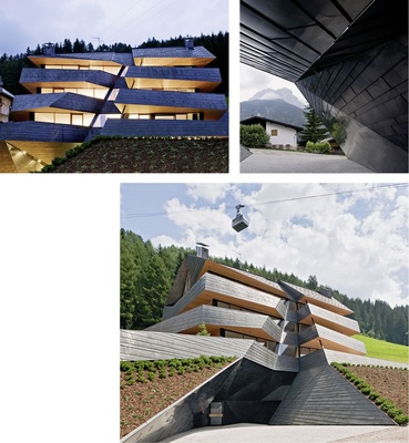 Nominiert: Der beeindruckende „Dolomitenblick“ in Südtirol gleicht einer Verschmelzung von Kupferarchitektur und Landschaft. Die Klempnerarbeiten wurden vom Südtiroler Fachbetrieb Zingerle Bonifaz GmbH aus Rasen Antholz ausgeführt