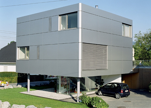 
Prefa-Aluminium-Verbundplatte
