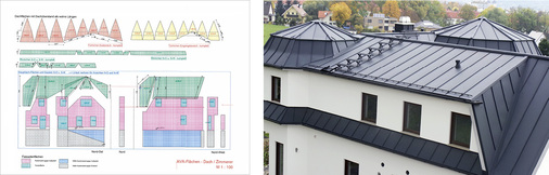 <p>
 + Klempner denken um die Ecke: Das fertiggestellte Projekt 1 entspricht exakt der Planvorgabe
</p>