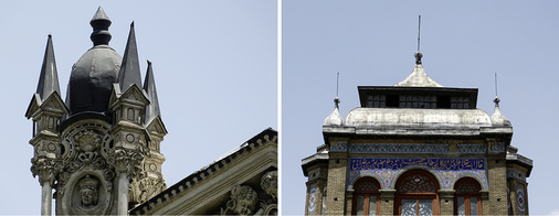 
Orientalisch anmutende Klempnertechnik im Stadtzentrum Teherans
