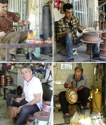 
Die Kupferschmiede Esfahans sind durchaus bereit, einen tüchtigen Chefredakteur vom Fleck weg zu beschäftigen. Vorausgesetzt sind natürlich Kenntnisse im Treiben, Poltern, Ausglühen oder Hartlöten
