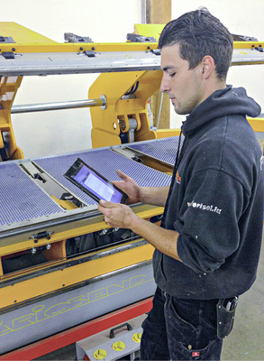 
In der Werkstatt und auf den Baustellen erfassen die drei Teams von Ferisol Projektzeiten mit den iPhones sowie iPads
