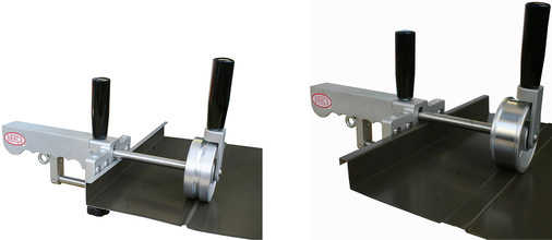 Das Panel-Sickengerät PG 250 ist die Lösung für das (nachträgliche) Fertigen von Sickenoder Scharen-Versteifungen
