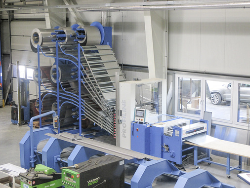 Diese Profi-Line-Spalt-und Ablänganlage ist das Herzstück des Schweizer Fachbetriebs Mohn + Partner AG
