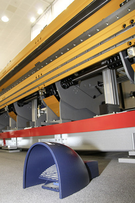 Das kabellose Fußpedal ist nur eine der zahlreichen Thalmann-Innovationen
