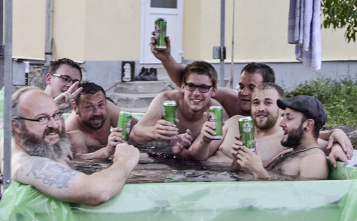 
Pause im Klempner-Pool
