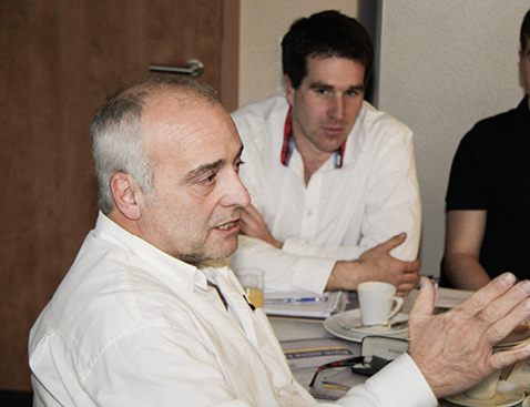 
Werner Fünfer und Clemens Kling im Fachgespräch
