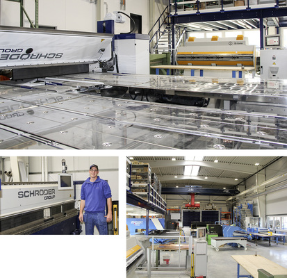 
Der moderne Maschinenpark der Mohn & Partner-Spenglerwerkstatt lässt fast keine Wünsche offen
