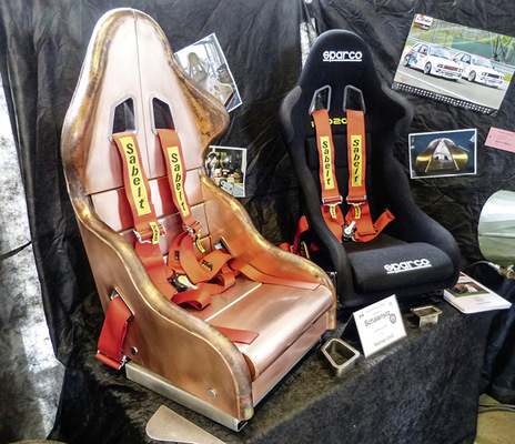 Kupferner Rennauto-Schalensitz von Raphael Groß
