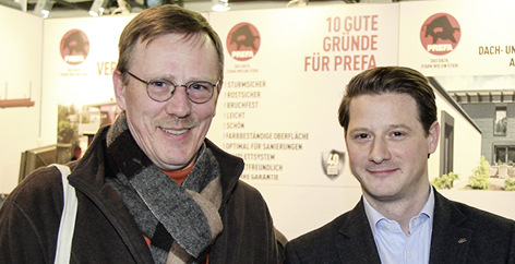 Martin Simon und Prefa-Geschäftsführer Leopold Pasquali
