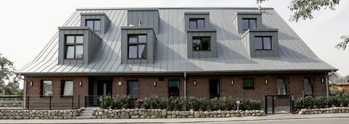 
Das fertiggestellte Dach nach der Sanierung
