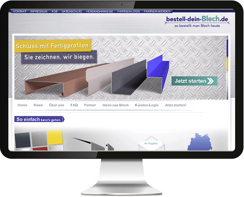 
Klick auf die Internetseite 

www.bestell-dein-Blech.de

