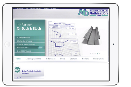 
Professioneller Internetauftritt: 

www.doerr-blechnerei.de

