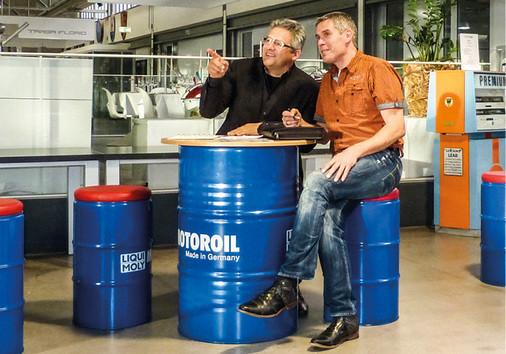 
Läuft wie geschmiert: Bernd Kramer und Andreas Buck im Fachgespräch 
