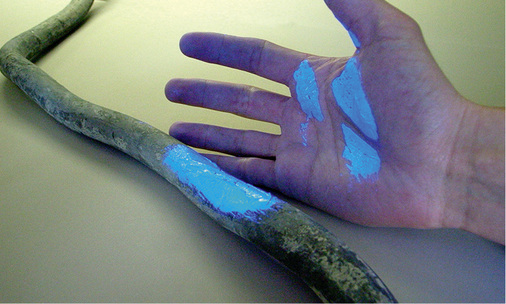 
Die Markierung mit Selecta DNA-Grease ist für den Außenbereich geeignet
