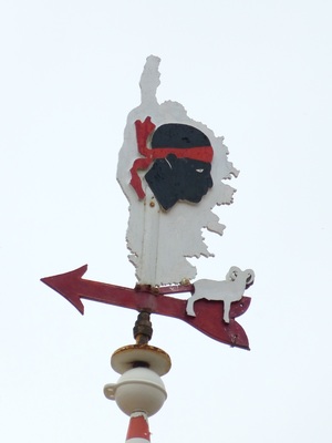 Wetterfahne auf Korsika von N. Soltani