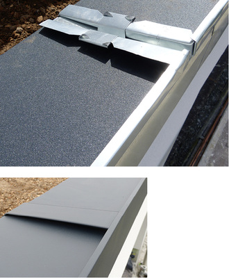 

6


Die Attikanahtstelle erhält einen Überschubdeckel, der die Längenausdehnung des Profils perfekt aufnimmt
