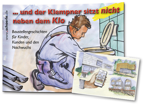Das 14,8 x 10,5&nbsp;cm messende Klempnerbuch ist ein ideales Werbepräsent für alle, die zeigen wollen, wie vielseitig der Werkstoff Metall einsetzbar ist
