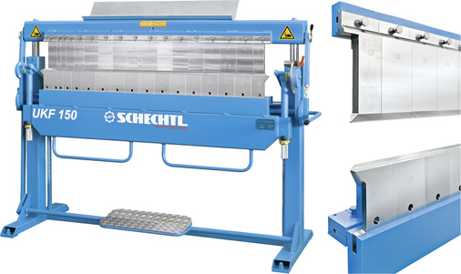 
Die Schechtl-UKF-150 besticht durch extrahohe Segmente, die besonderen Freiraum beim Biegen ermöglichen




