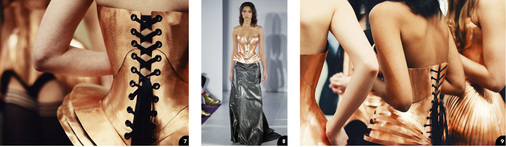 

7


Solide verpackt: Der Tragekomfort ist nicht der beste, doch ... 




8


... auf dem Laufsteg ziehen die Kupferkleider alle Blicke auf sich 




9


Backstage warten weitere Models auf den großen Auftritt



Foto: 

www.sassystreet.com

