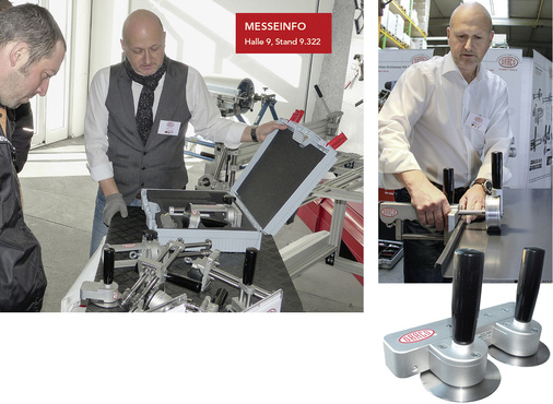 
Wenn Jürgen Martin Sigel in seine Trickkiste greift, wird die volle Bandbreite von Dräco sichtbar. Rechts zum Beispiel der Umschlagkanter Combi 



