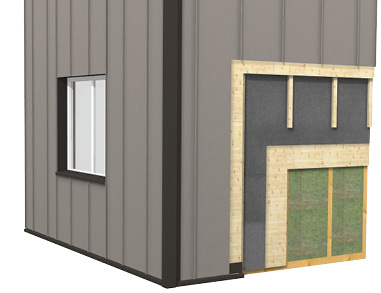 
Visualisierung verschiedener Fassadenprofile
