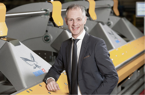 
Marco Cappello (GF der Thalmann Maschinenbau AG) präsentiert das TZ-Modell

