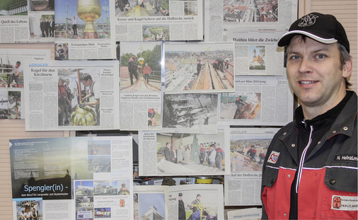 
Norbert Heinzlmeier ist Medienprofi, denn unzählige Zeitungsartikel berichten über seinen Fachbetrieb



