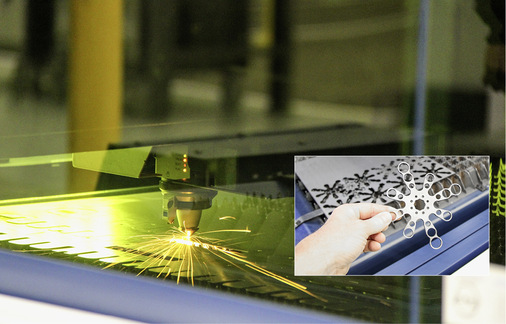 
Ist das ein Eisenstern, Laserkunst oder schonScience Fiction?



