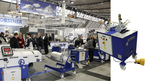 Schlebach präsentierte ein um-fangreiches Programm, darunter auch die Ausklinkeinheit KLS 90
