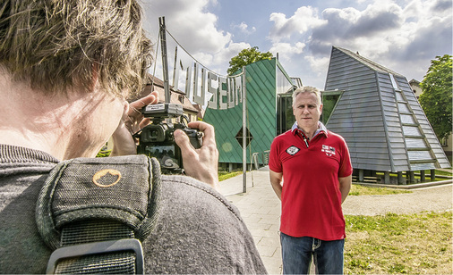 
Museumsvorstand Jens Sperber präsentiert das Europäische Klempner- und Kupferschmiedemuseum in Karlstadt

