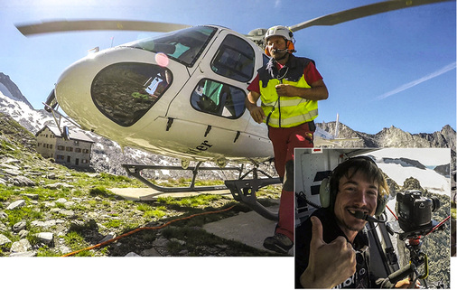 
Filmemacher David Durstberger macht Luftaufnahmen
