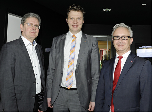 
Neuer ZDBF-Vorstand: Heinz Slink (FDF), Bernd Lordieck (COBA) Thorsten Seidel (ZEDACH) 



