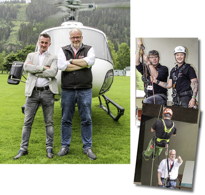 
Zu den Höhepunkten des Impulscamps gehörten rund 20 Hubschrauber-Rundflüge und zahlreiche Mitfahrten im Enke-Rennwagen, die unter den Teilnehmern von Peter Trenkwalder (iib-Präsident ) und Hans-Ulrich Kainzinger (GF u. Inhaber, Enke-Werk) verlost wurden



