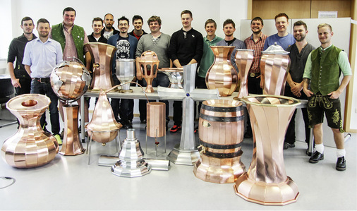 
Die Münchner Spengler-Meisterschüler des Jahrganges 2015 präsentieren ihre Ergebnisse
