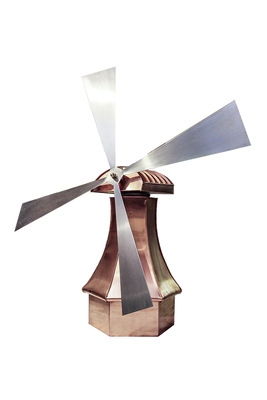 Kupferwindmühle von Armin Riegel
