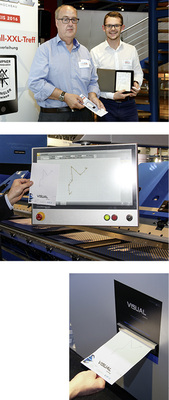 
Visual Profiling ermöglicht die Steuerung und Programmierung einer Variobend-Langabkantmaschine mittels einer simplen Handskizze 
