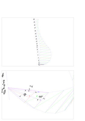 
Detailansicht der Ebenen 0 und 1 für eine Mantelfläche
