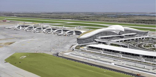 
Bilck auf das Terminal und die Gates



