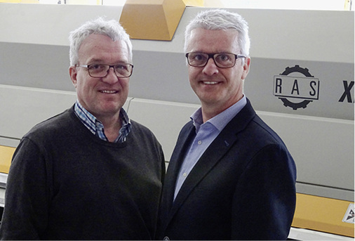 
Manfred Baldauf (l.) mit RAS-Geschäftsführer Willy Stahl
