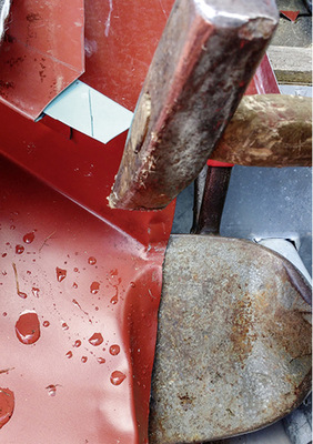 Kleinere Treib- und Schweifarbeiten
